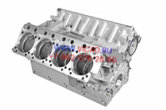 Блок цилиндров КАМАЗ ЕВРО-4 740.70-1002010