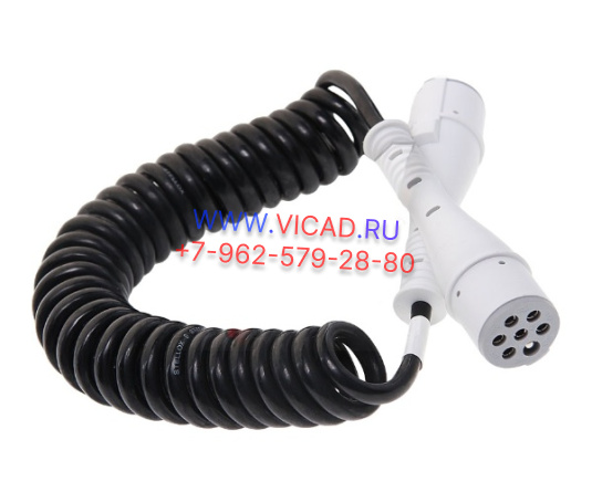 Кабель прицепа S-type 6+1 L=4500мм  88-01619-SX