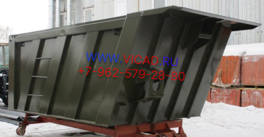 Кузов самосвальный 16куб на КАМАЗ 55111,65111 