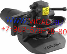 Тягово-сцепное устройство (ТСУ) ORLANDI  E57 (Ø57,5/160x100/D=300kN)