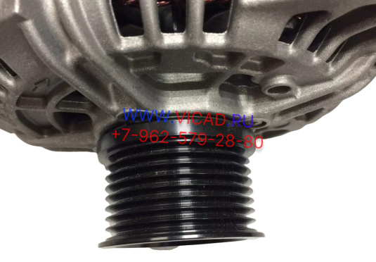 Генератор ПАЗ, КАМАЗ, IVECO дв.CUMMINS ISBe Е4, 6ISBe250 28В 90A BOSCH 1986A00515