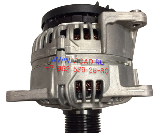Генератор ПАЗ, КАМАЗ, IVECO дв.CUMMINS ISBe Е4, 6ISBe250 28В 90A BOSCH 1986A00515