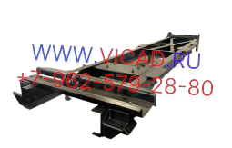 Надрамник опрокид. мех-ма 6520 L=4,85м, ш. 102см