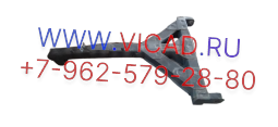 Дышло прицепа самосвал (кривое) 8560-2707010-01