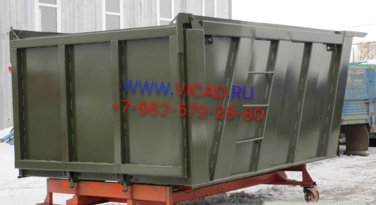 Кузов самосвальный 16куб на КАМАЗ 55111,65111 