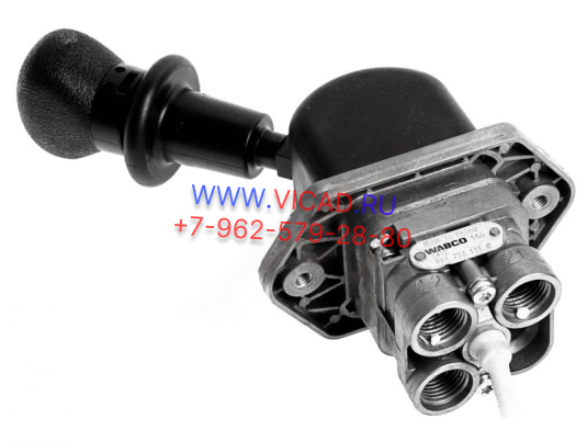 Кран ручного тормоза 3 вывода (на 5460) WABCO 9617231110